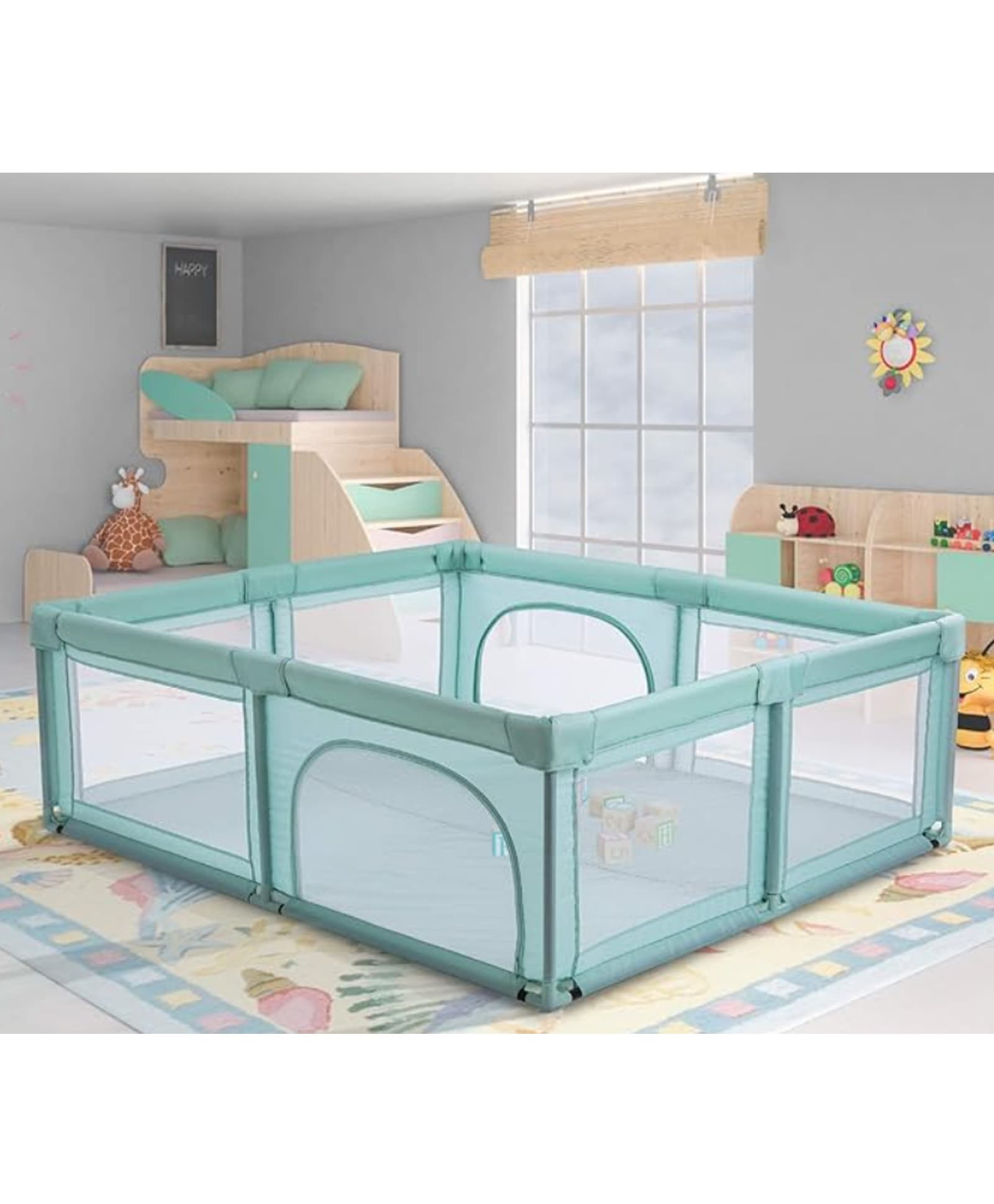 Babyhug Smart Portable Playpen - Baby equipment rental in Goa